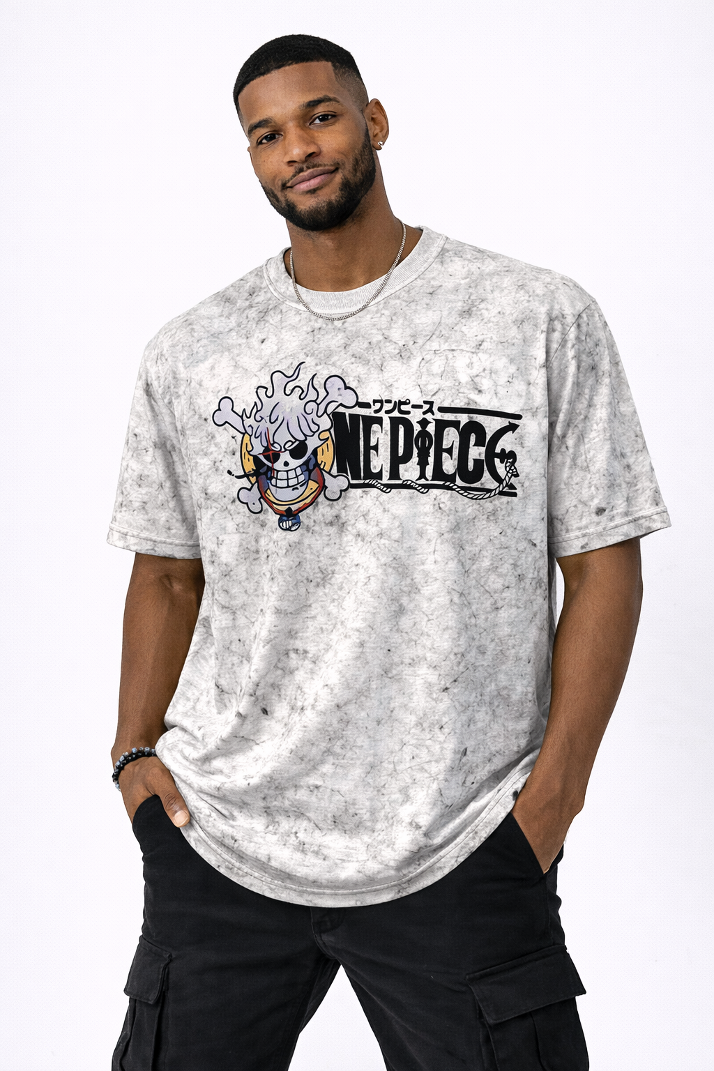 Wanted Poster - Acid Wash Oversized French Terry Cotton T-Shirts