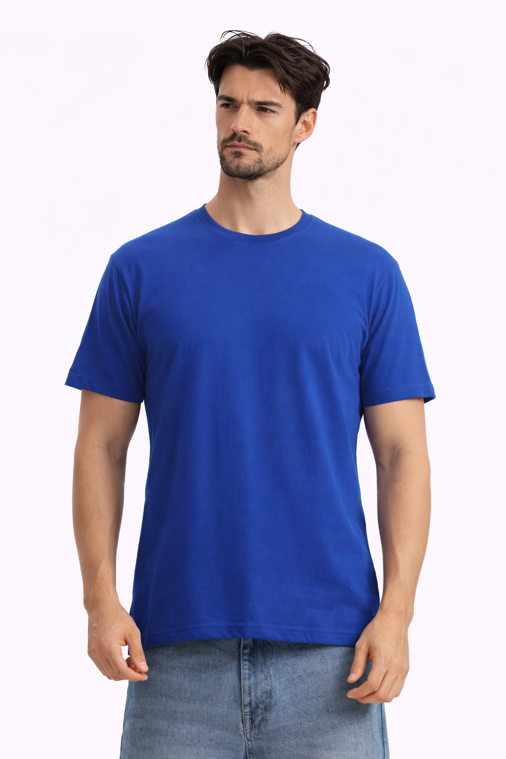 Royal Blue Regular Fit T-Shirt | 180 GSM Premium Cotton